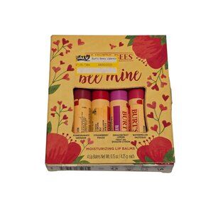 Burt's Bees Bee Mine Lip Balm Set Pomegranate Strawberry Dragonfruit Watermelon